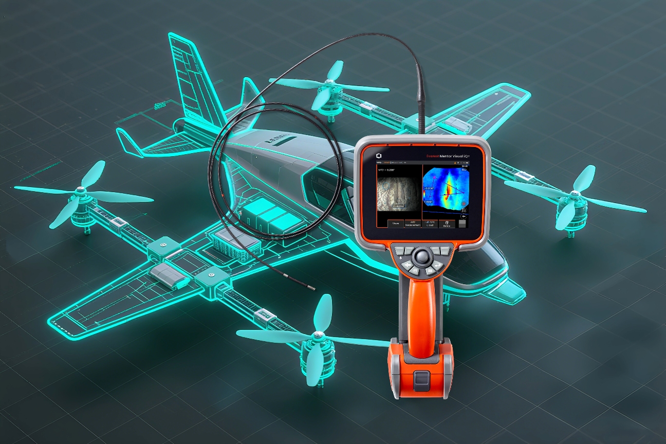 韋林MVIQ+工業(yè)視頻內(nèi)窺鏡在eVTOL中的應(yīng)用